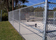 Chain Link Fence ที่สมบูรณ์แพคเกจ 10 Ft Galvanized Complete System