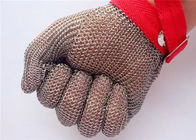 ถุงมือเซฟตี้สแตนเลสสตีลตัดความปลอดภัยอุตสาหกรรมถุงมือเมล์เขียง