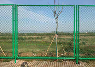 สนามกีฬาเบสบอล CE Diamond Pvc Coated Chain Link Fence