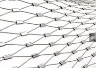 7 X 19 สแตนเลสสตีลลวดสลิงโครงสร้างตาข่าย Ferrule Architecture Plant Trellis Green Wall Cable Net