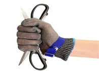 ถุงมือเซฟตี้สแตนเลสสตีลขนาด Xs Size หุ้มเกราะป้องกันการตัด