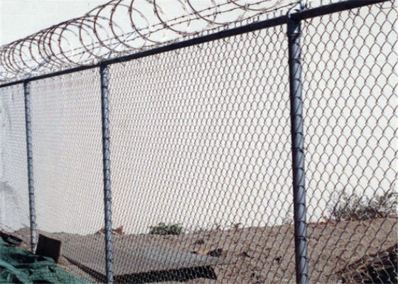 อลูมิเนียม 1x1 Chain Link รั้วตาข่าย 1.8 มม. Dia